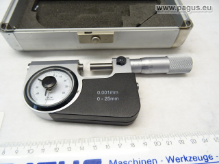 PAGUS Feinzeiger- Bügelmessschraube