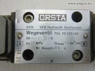 ORSTA hydraulik Wegeventil TGL 26223/40 QN40 VW 10 01222-0 G 60-H 32094 Magnet 