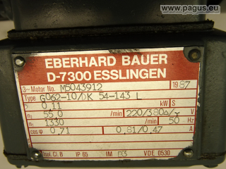 BAUER Getriebemotor
