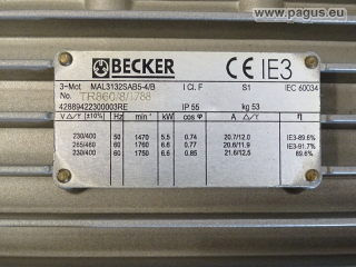 BECKER Drehschieberpumpe