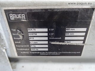 BAUER Spänebehälter