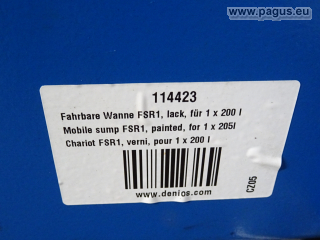 Denios mobile collecting tub