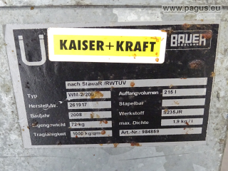 BAUER Stahl-Auffangwanne