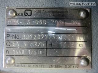 KSB Spiralgehäuse- Umwälzpumpe ohne Motor