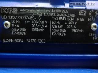 KSB Spiralgehäusepumpe