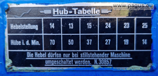 Senkrecht-Stoßmaschine Marav VFS300