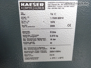 KAESER Schraubenkompressor mit Kältetrockner