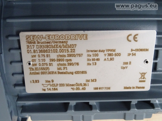 SEW Getriebemotor mit Inverter