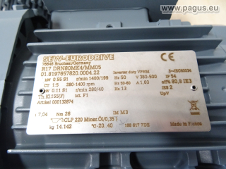 SEW Getriebemotor mit Inverter