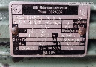 VEM Getriebemotor mit Bremse