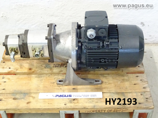 ROQUET Doppel- Hydraulikpumpe mit Motor