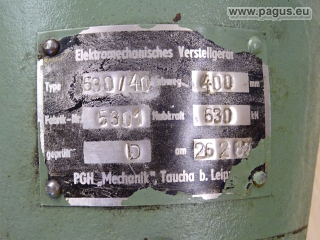 Mechanics Taucha electromechanical adjustment device