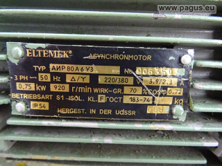 MECHANIK TAUCHA Elektromechanisches Verstellgerät