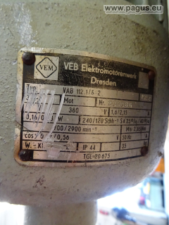 VEM Getriebemotor mit Bremse