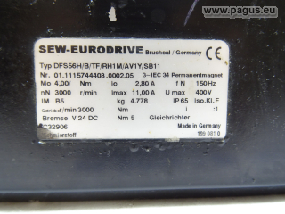 SEW Servomotor mit Bremse
