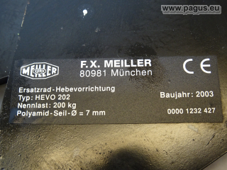 F.X. MEILLER Ersatzrad-Hebevorrichtung