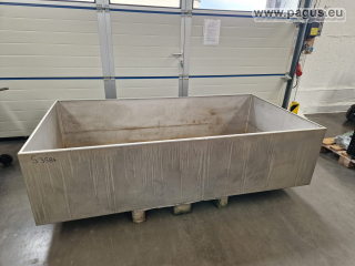 Edelstahlwanne 2160 x 1100 mm