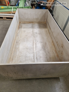 Edelstahlwanne 2160 x 1100 mm