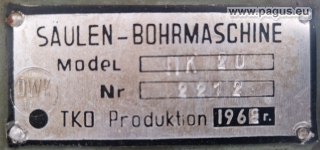 Bohrmaschine ZMM METALLIK PAZARDJIK