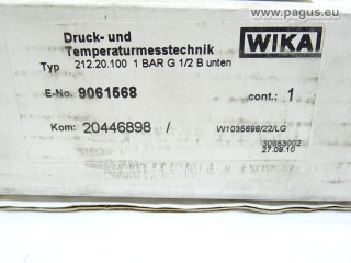 WIKA Rohrfedermanometer
