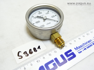 MANOTHERM BEIERFELD Rohrfedermanometer