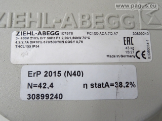 ZIEHL-ABEGG Axiallüfter