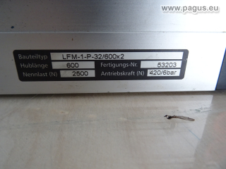 MADER pneumatischer Linearantrieb