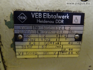 VEM Gleichstrommotor