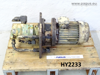STANKO Doppel- Hydraulikpumpe mit Motor