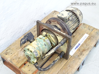 STANKO Doppel- Hydraulikpumpe mit Motor