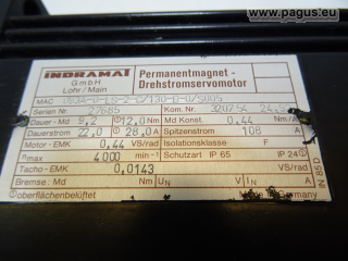 INDRAMAT Servomotor