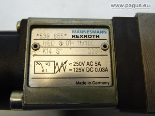 REXROTH Druckschalter mit Zwischenplatte
