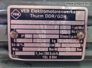 VEM Getriebemotor mit Bremse