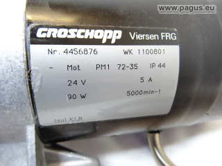 GROSCHOPP Gleichstrom- Getriebemotor
