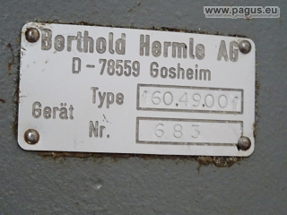 BERTHOLD HERMLE Rundtisch