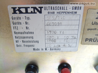 KLN Ultraschallgenerator