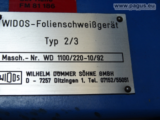WIDOS Folienschweißgerät
