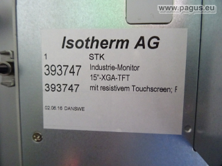 ISOTHERM Maschinensteuerung