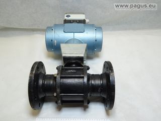 MECAFRANCE Flanschkugelhahn mit pneum. Antrieb