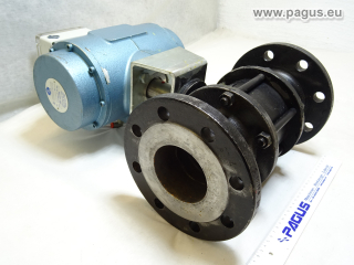 MECAFRANCE Flanschkugelhahn mit pneum. Antrieb