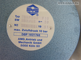 MECAFRANCE Flanschkugelhahn mit pneum. Antrieb