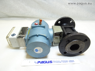 MECAFRANCE Flanschkugelhahn mit pneum. Antrieb