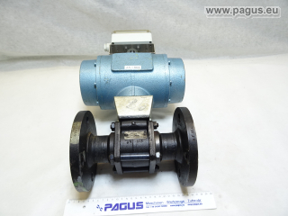 MECAFRANCE Flanschkugelhahn mit pneum. Antrieb