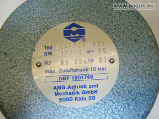 MECAFRANCE Flanschkugelhahn mit pneum. Antrieb