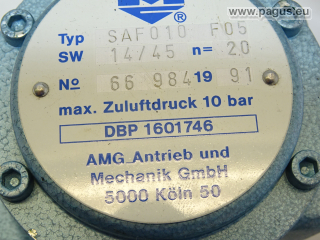 MECAFRANCE Flanschkugelhahn mit pneum. Antrieb