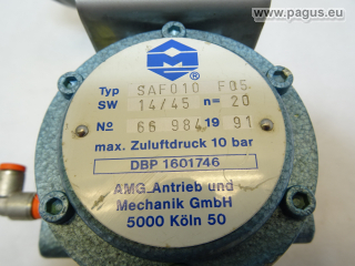 MECAFRANCE Flanschkugelhahn mit pneum. Antrieb