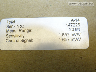 LORENZ Kraftmeßgerät mit Messverstärker