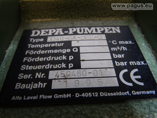 DEPA Druckluftmembranpumpe