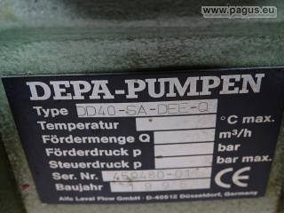 DEPA Druckluftmembranpumpe