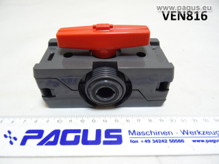 +GF+ Kugelhahn, mit Gehäuse